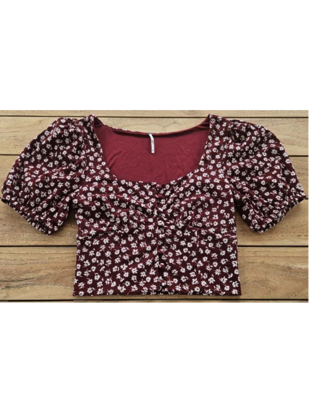 Free People Daisy Chain Crop Top Size M - Picture 2 of 5
